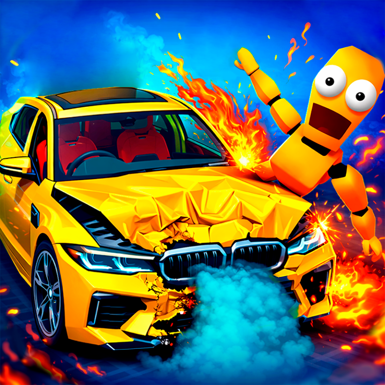 BMG: Ragdoll Car Race game preview
