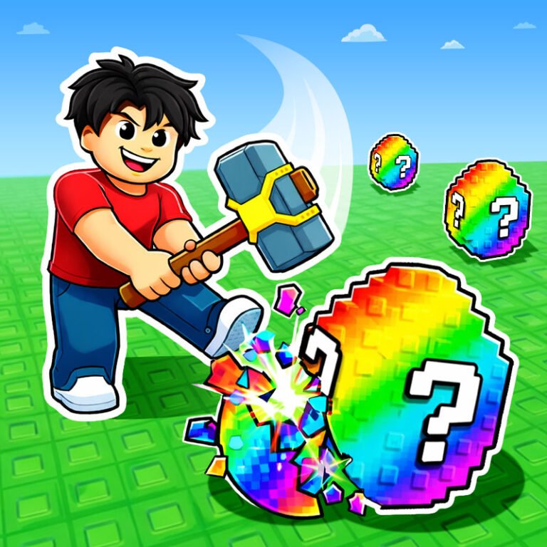 Break a Lucky Egg Brainrots game preview