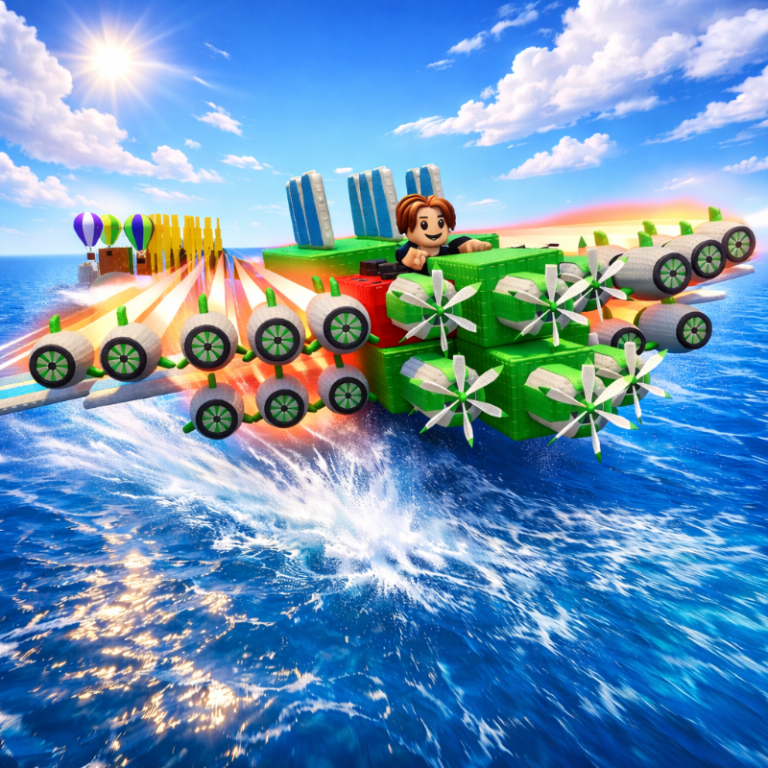 Build and Fly Obby game preview