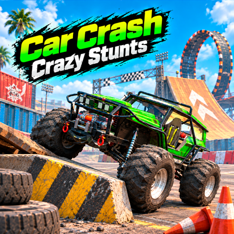 Car Crash Tricks Simulator Crazy Stunts game preview
