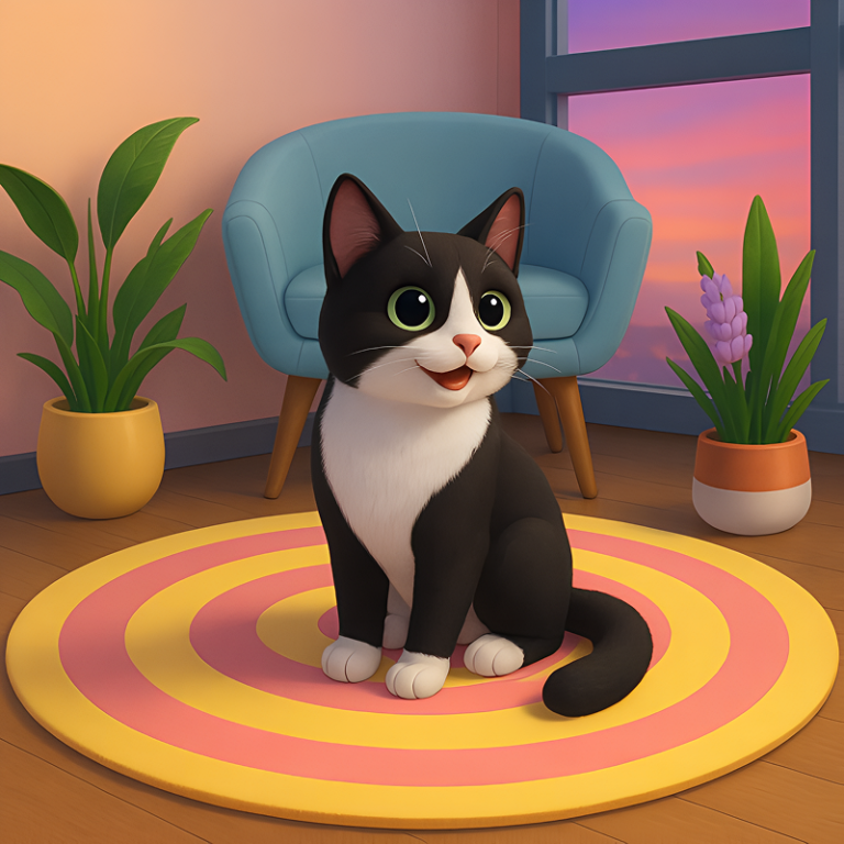 Cartoon cat: naughty kitten game preview
