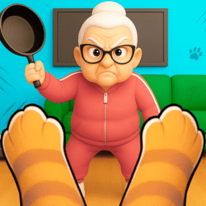 Cat vs Granny. Cat Simulator — Play Online