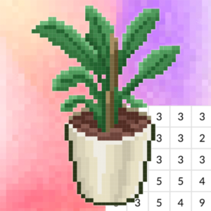 Coloring by Numbers. Pixel Room