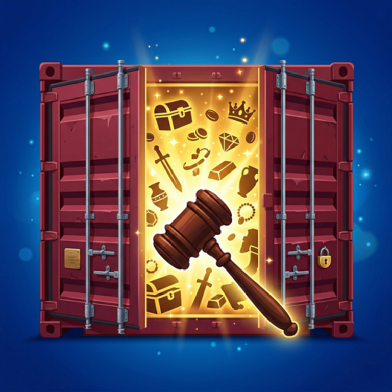 Container Auction game preview