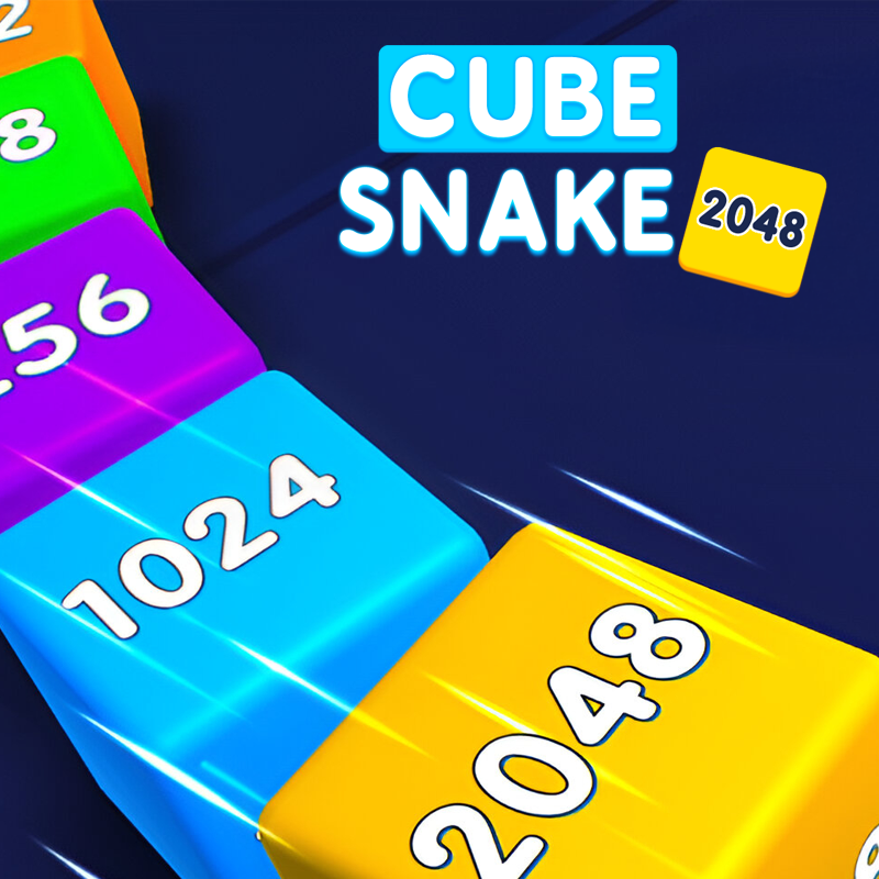 Cube Snake 2048 game artwork illustrating understanding 2048-style number puzzles