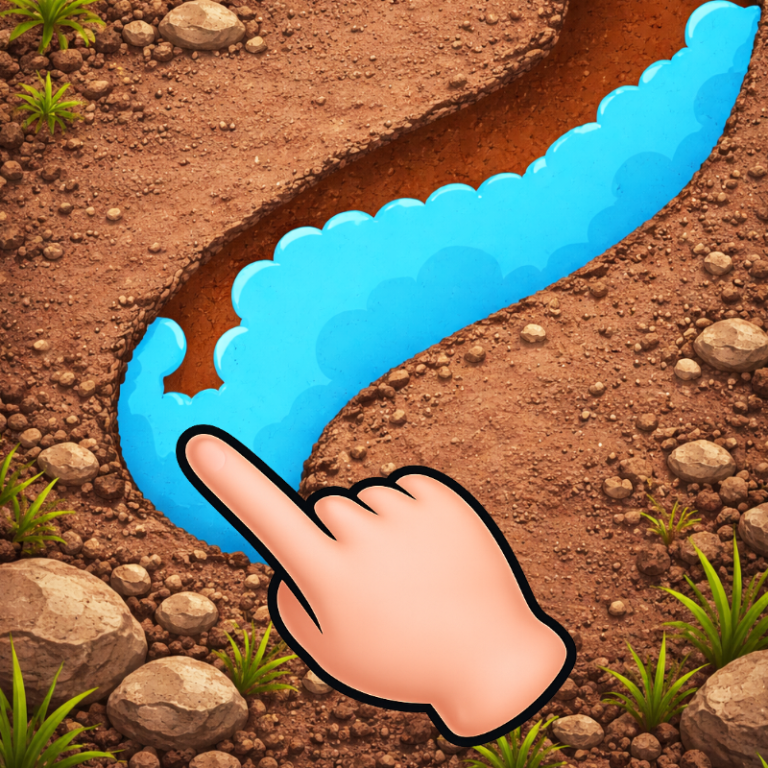 Dig & Flow - Save Water game preview