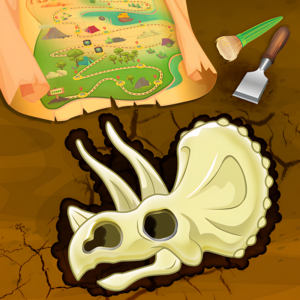Dino funny digging — Play Online