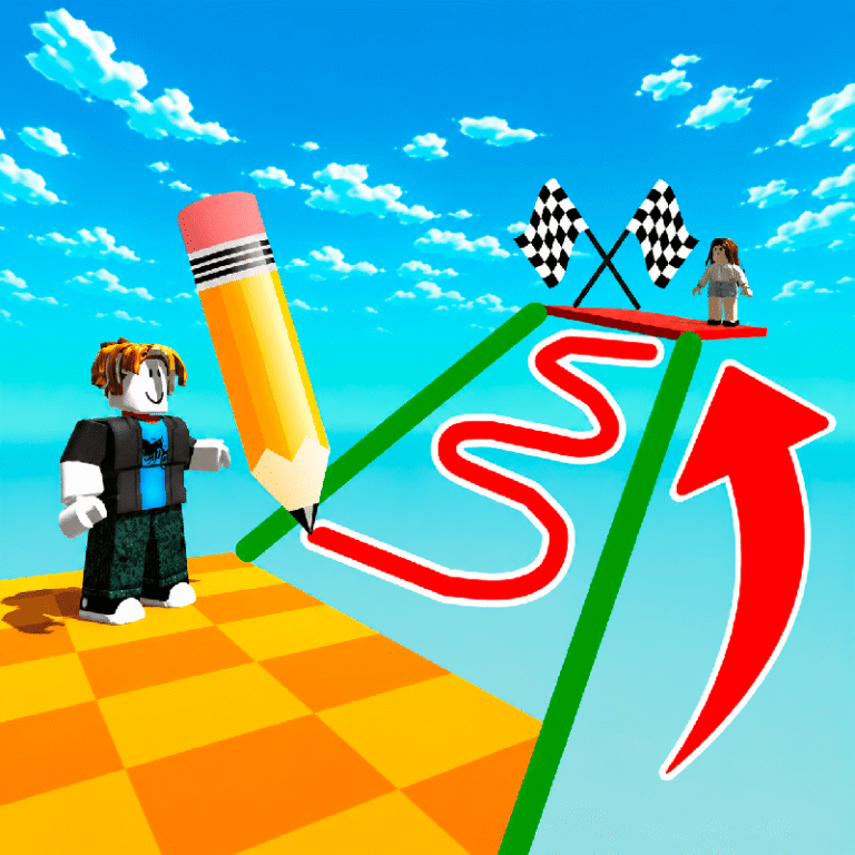 Draw an Obby game preview