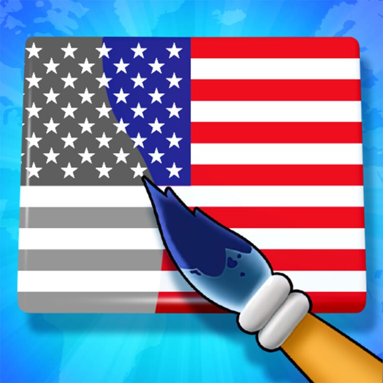 Draw Flag: ASMR Painting Games game preview