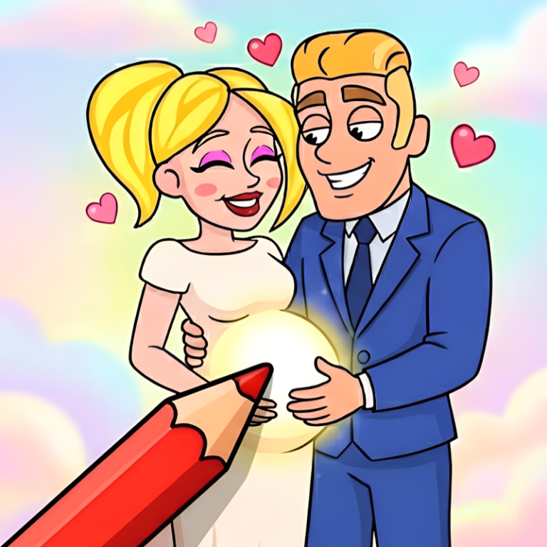 Draw or Delete LoveStory game preview