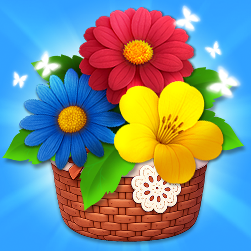 Flower Merge - Triple Puzzle game artwork illustrating beginner's guide to merge games