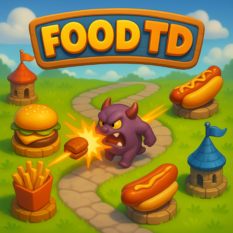 Food Tower Defense game preview artwork