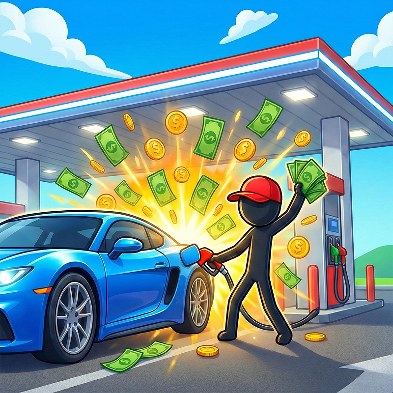 Gas Station Simulator game artwork illustrating simulation games: a beginner's guide
