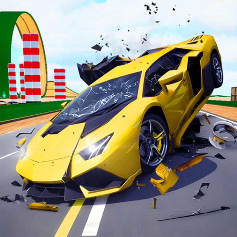Hyper Cars Ramp Crash game preview
