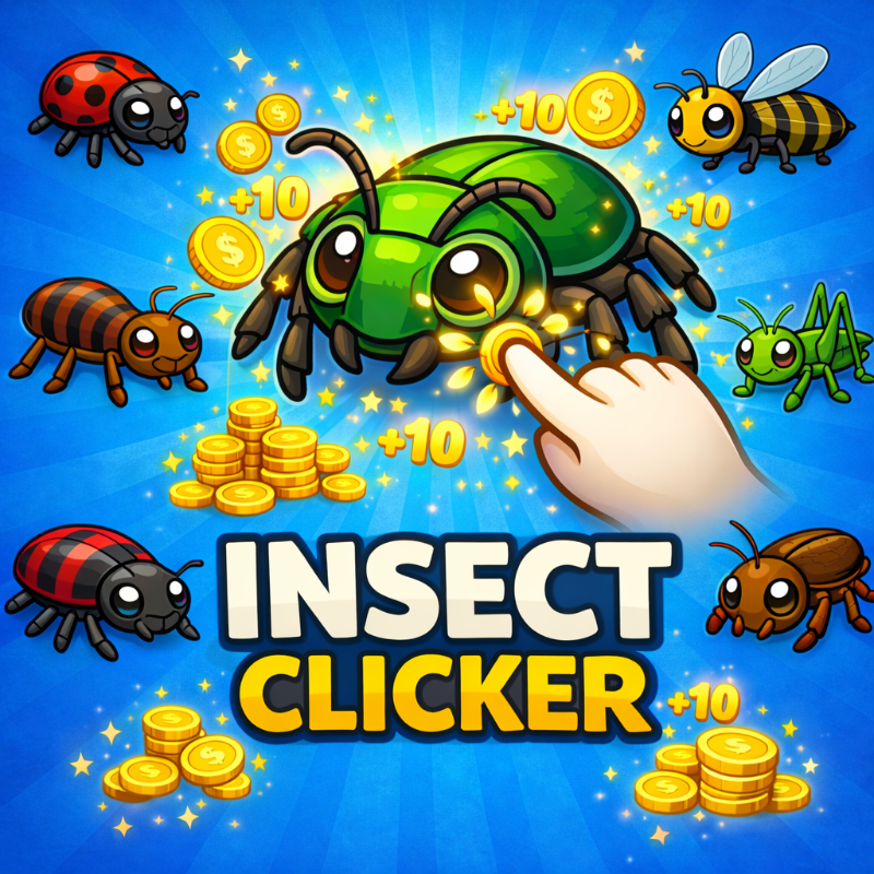 Insect Clicker browser game preview