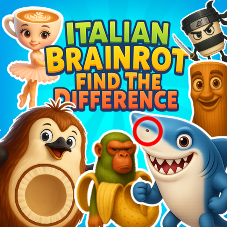 Italian Brainrot Find the Difference game preview