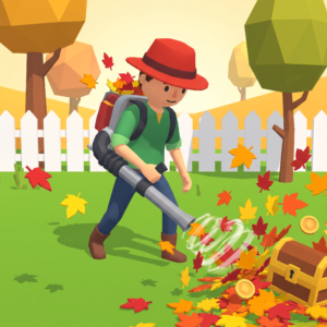 Leaf Blower: Autumn Yard — Play Online