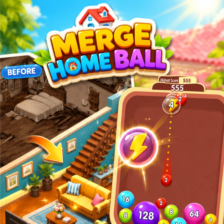 Merge Home Ball 2048 game preview