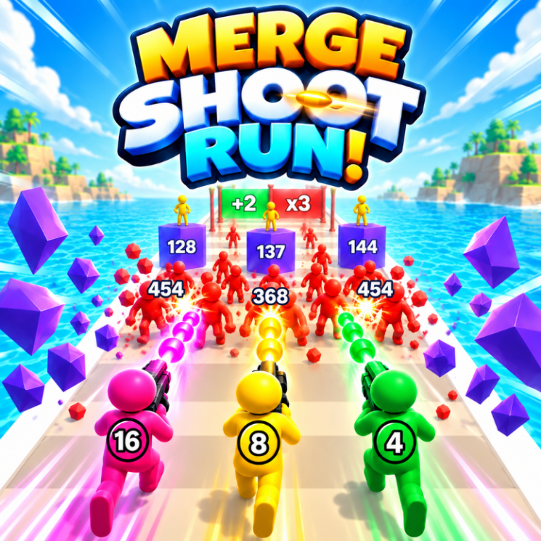 Merge Shoot Run! game preview
