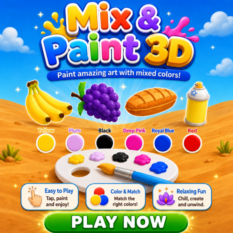 Mix & Paint 3D game preview