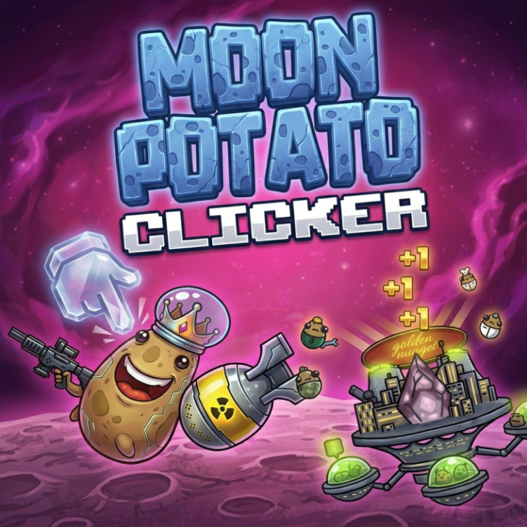 Moon Potato Clicker game preview