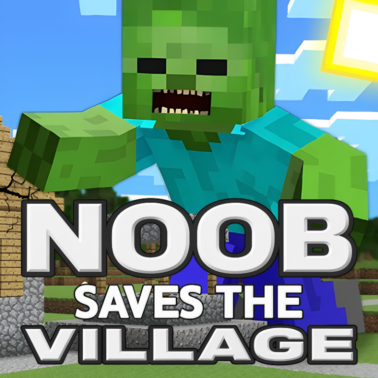 Noob saves the village game preview