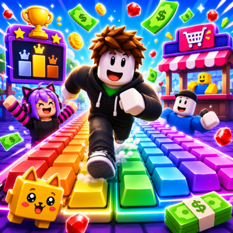 Obby: Build an ASMR Keyboard Tycoon game preview