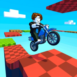Obby, but you’re on a motorcycle
