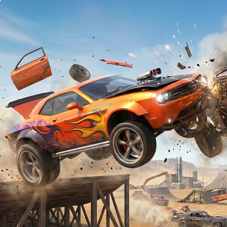 Online Car Destruction Simulator 3D game preview