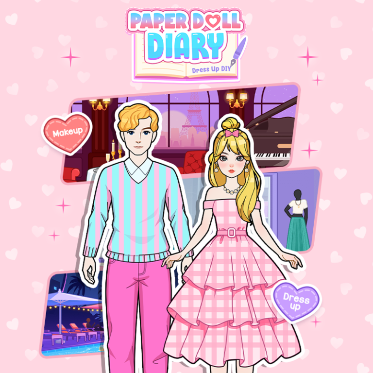 Paper Doll Diary: Dress Up DIY game preview