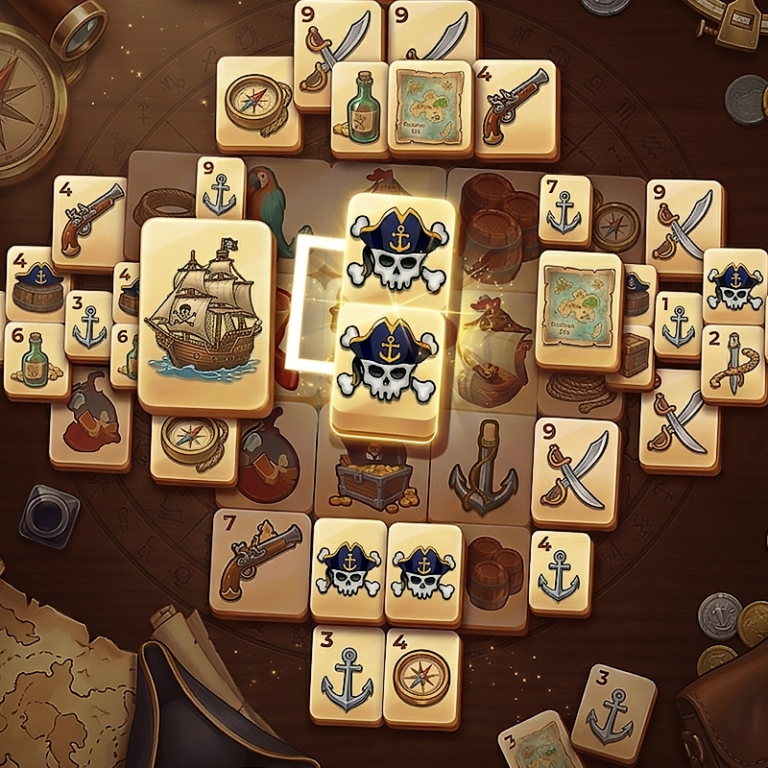 Pirates Tiles Challenge game preview