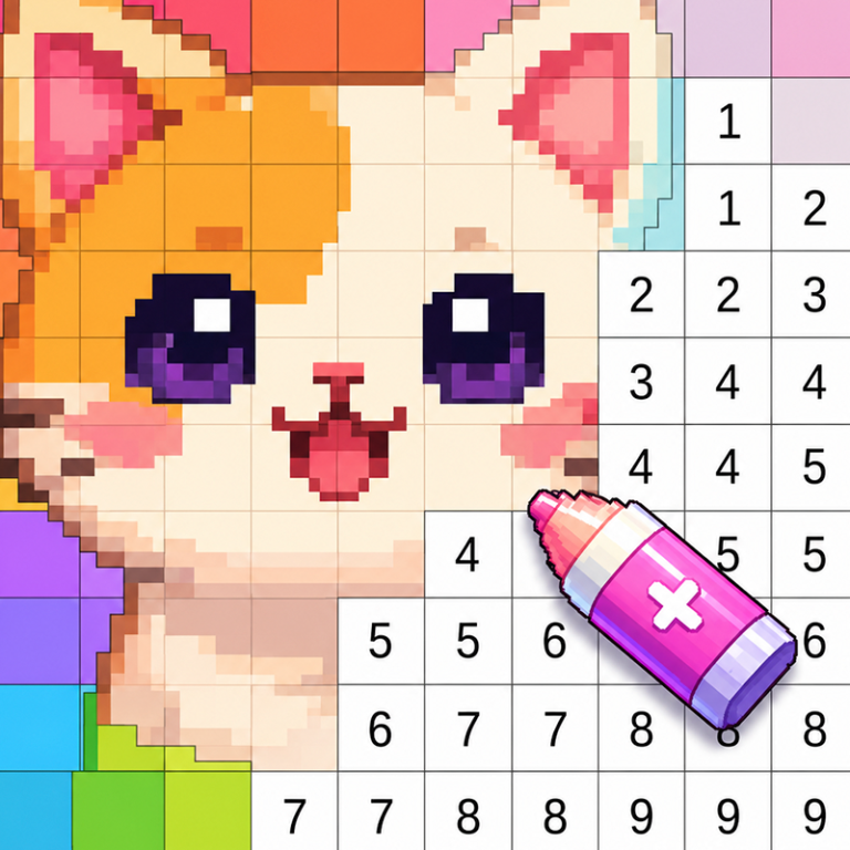 Pixel Color Quest game preview