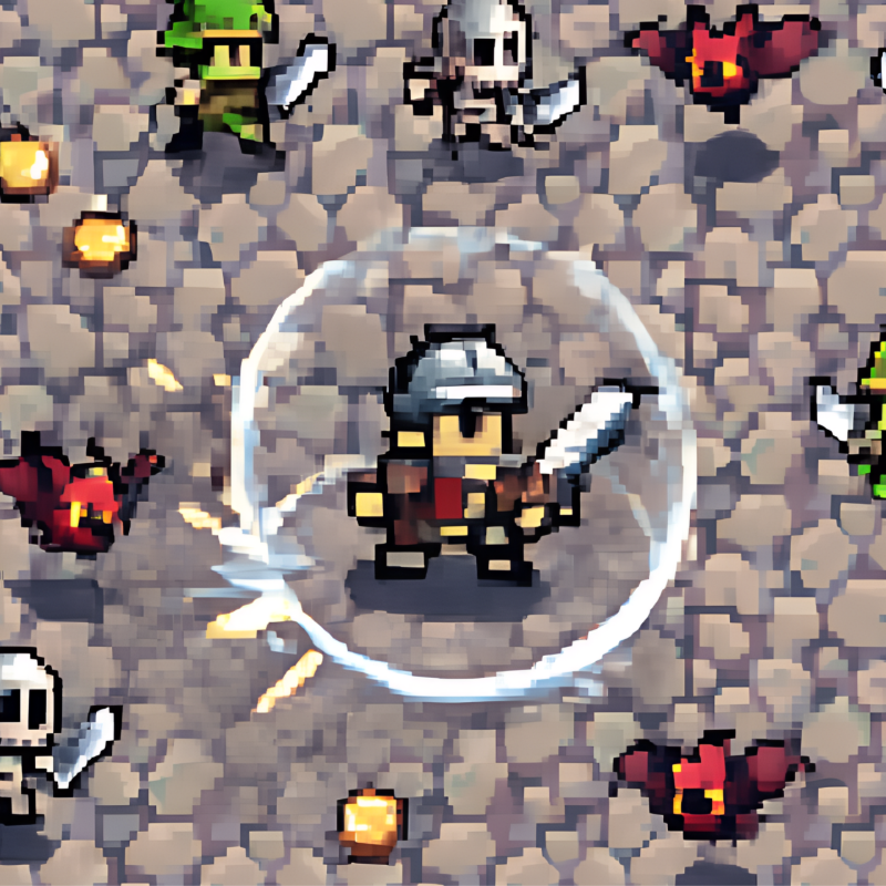 Pixel Hero Survivor browser game preview
