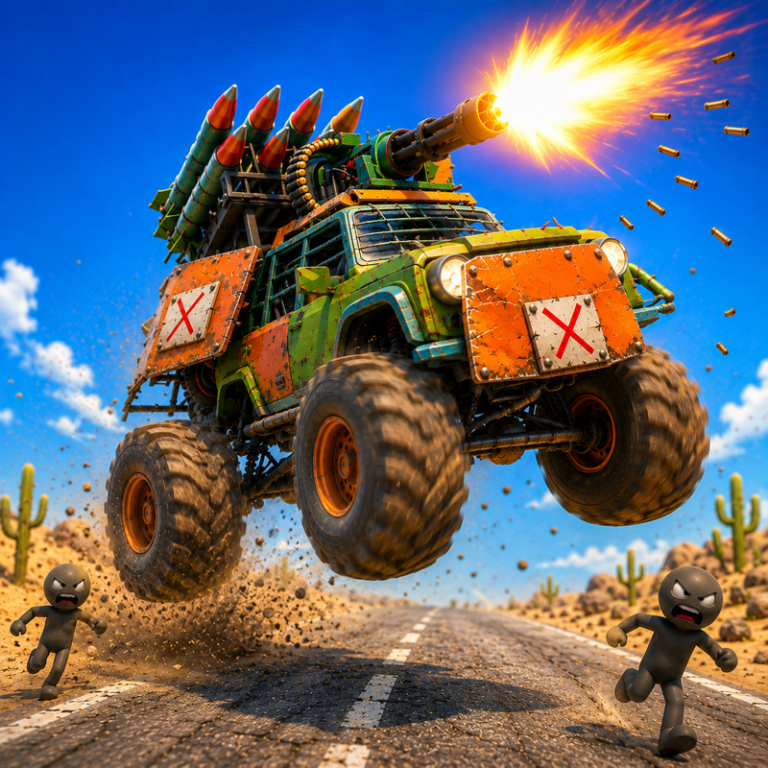 Road Gunner 3D game preview