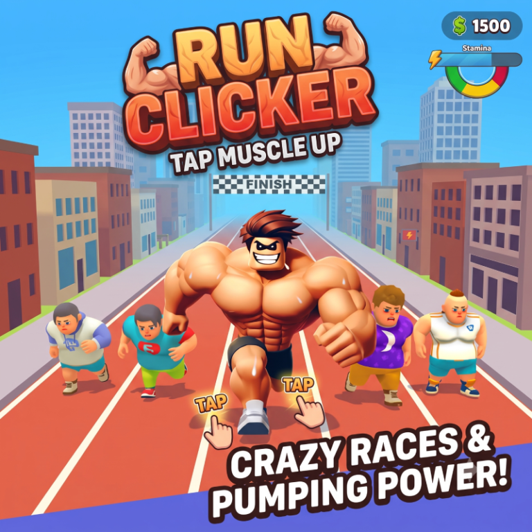 Run Clicker: Tap Muscle Up game preview