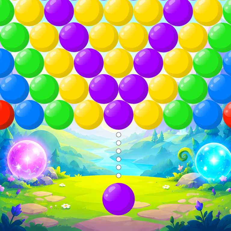 Shoot the Bubble game preview