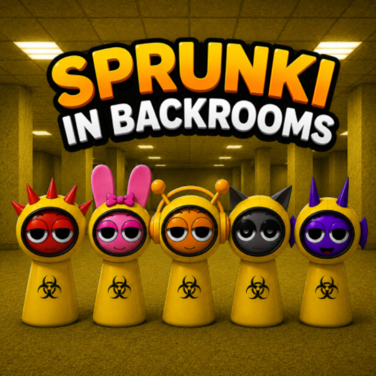 Sprunki in Backrooms game preview