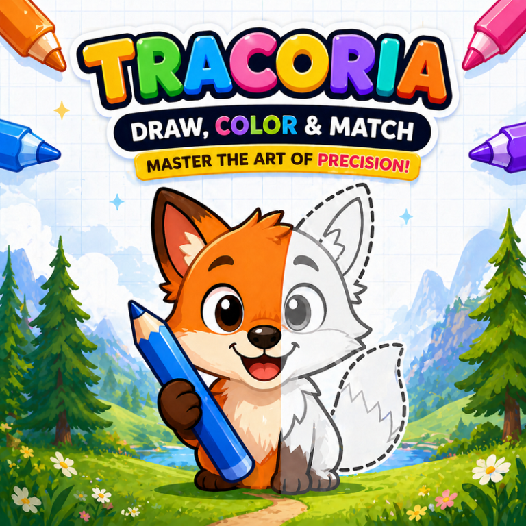 Tracoria: Draw, Color & Match game preview