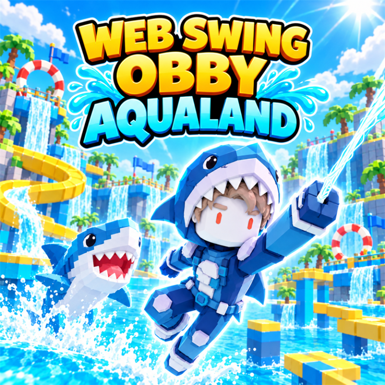 Web Swing Obby: Aqualand game preview